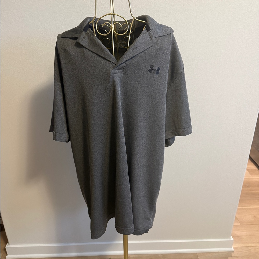 Under Armour Men's Charcoal Polo Shirt